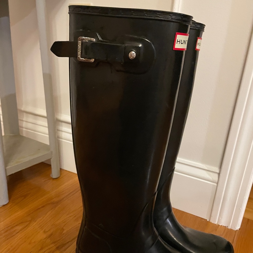 Original Tall Hunter rain boots - black